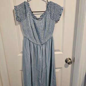 Cute Denim Mini Dress